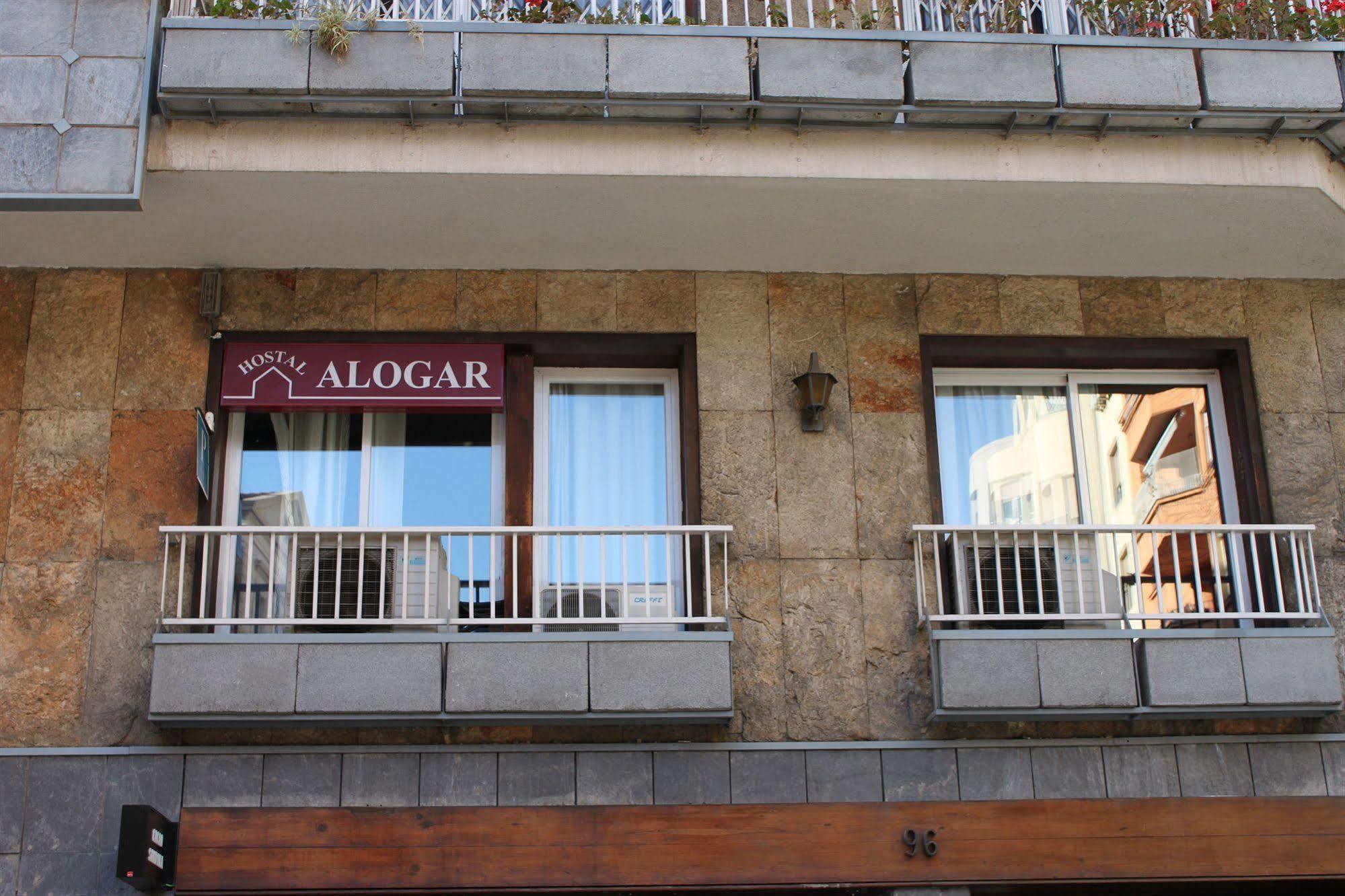 Hostal Alogar Барселона Экстерьер фото